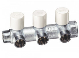 Коллектор баланс. 3/4"-2вых-М24*19  3878 С3402 FAR