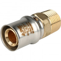 Пресс-соединение с ниппелем 20*1/2 SFP-0001-001220