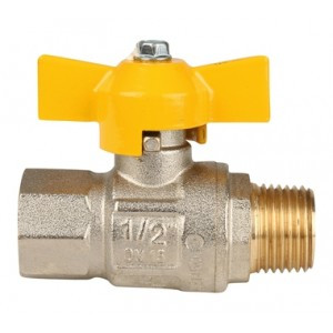 Кран шаровый LONDON 1/2" НВ (газовый)  Art.069