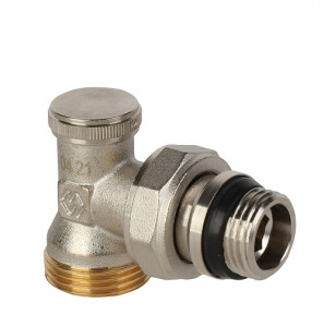 Вентиль запорный угловой 1/2"м/пл  MVI TR.115.04